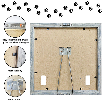 MDF Pet Photo Frames DIY-WH0525-004-1