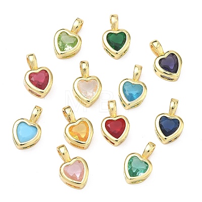 Glass Pendants X-KK-P348-04G-1