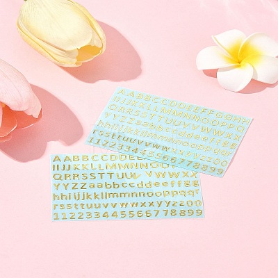 3PCS Brass Self-Adhesive Picture Stickers DIY-SF0008-10-1