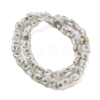 Handmade Milleflori Glass Beads Strands X-LAMP-M018-01A-03-1