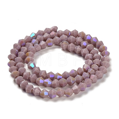Opaque Solid Color Imitation Jade Glass Beads Strands LS-EGLA-A039-P4mm-L13-1