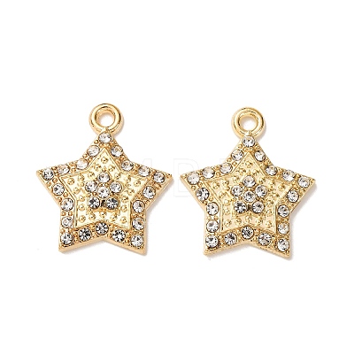 Alloy Pendants with Rhinestone X1-FIND-H051-09G-1
