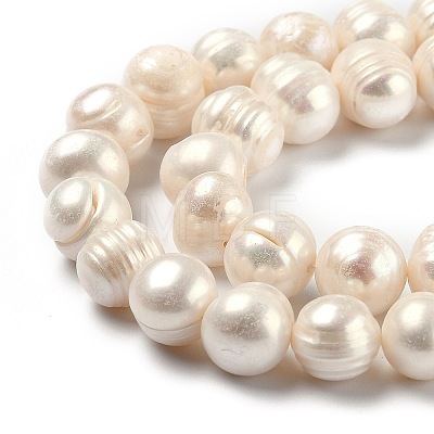 Natural Cultured Freshwater Pearl Beads Strands PEAR-L033-26-01-1