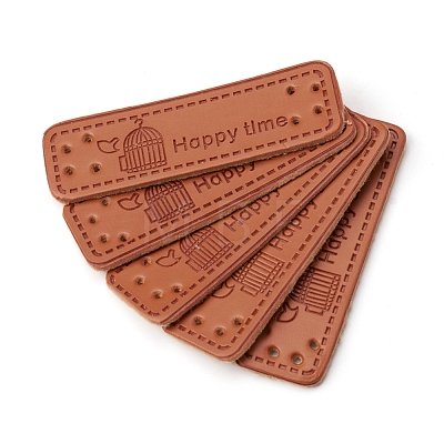 PU Leather Labels DIY-WH0161-20D-1