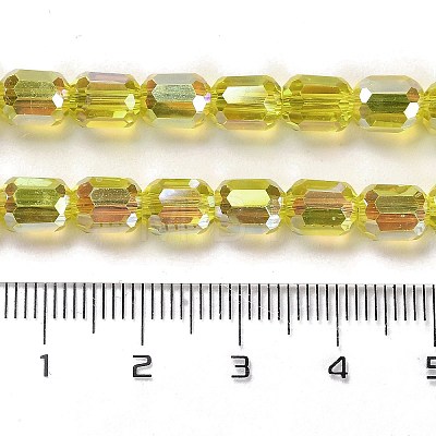 Electroplate Glass Beads Strands EGLA-D030-19B-1