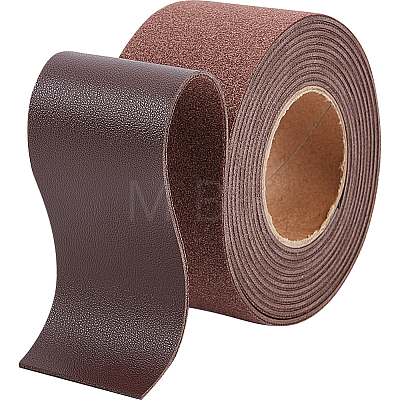 2M PVC Imitation Leather Ribbons SRIB-WH0011-125C-05-1