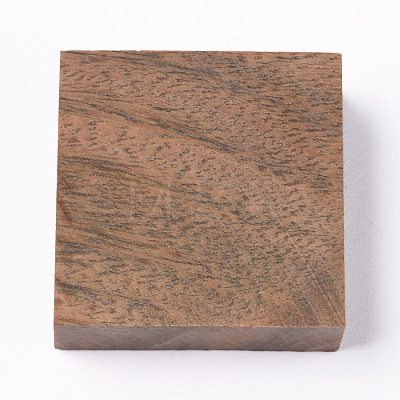 Square Wooden Pieces for Wood Jewelry Ring Making WOOD-WH0101-29E-1