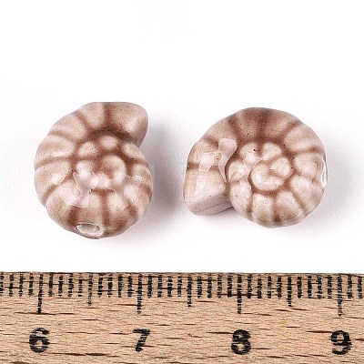 Handmade Porcelain Ceramic Beads PORC-T133-25F-1