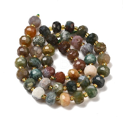 Natural Indian Agate Beads Strands G-P508-A04-01-1