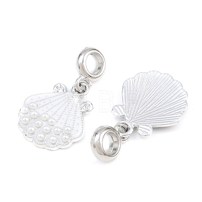 Alloy Enamel European Dangle Charms AL-CBAC2D3-03P-01-1