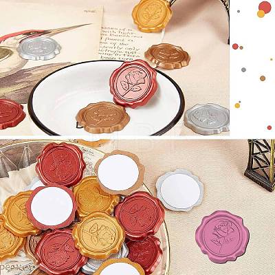 CRASPIRE Birthday Theme Adhesive Wax Seal Stickers DIY-CP0010-58G-1