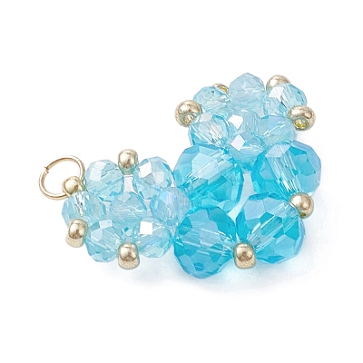 Glass Pendantns PALLOY-MZ01145-02-1