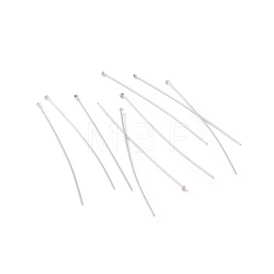 Brass Flat Head Pins KK-WH0058-03D-P-1