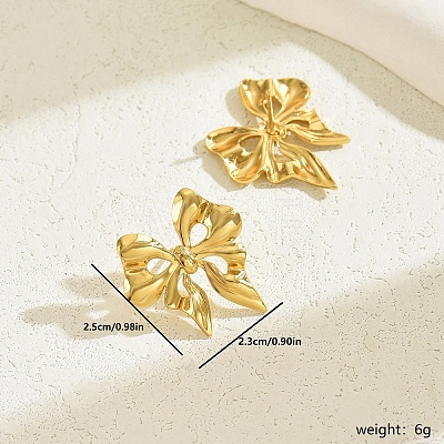 Fashionable Stainless Steel Stud Earrings BN2349-3-1