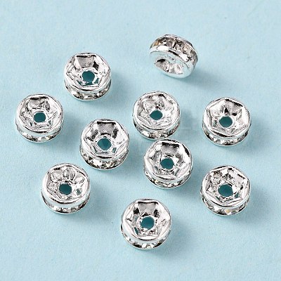 Middle East Rhinestone Spacer Beads X-RSB036NF-01-1