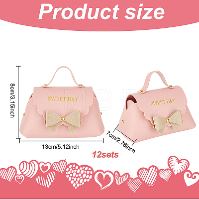 Foldable PU Leather Candy Gift Bags ABAG-WH0032-61B-1