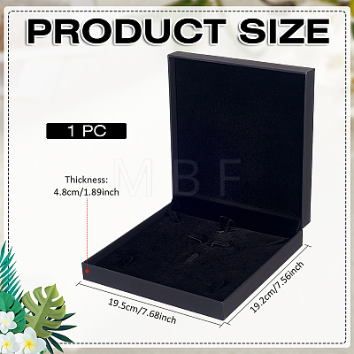 Plastic Jewelry Set Packing Boxes CON-WH0107-82-1