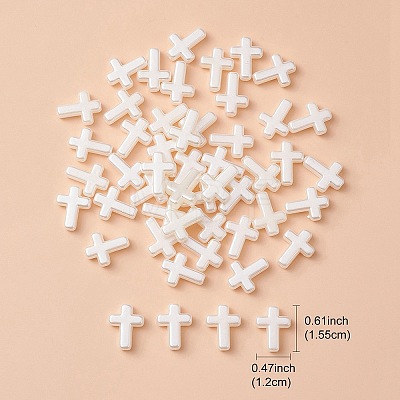 ABS Plastic Imitation Pearl Beads OACR-YW0001-71-1