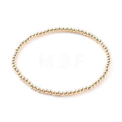 Glass & Brass Stretch Beaded Bracelets Sets BJEW-JB06149-1