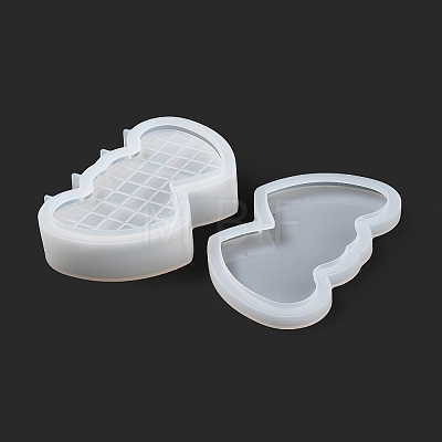 Double Heart DIY Silicone Storage Molds DIY-G079-22-1