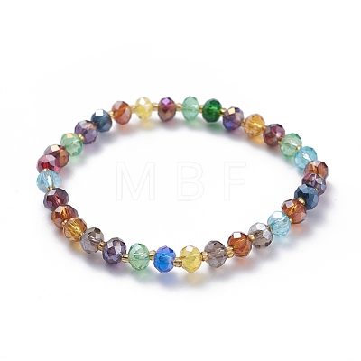 Electroplate Glass Beads Jewelry Sets SJEW-JS01065-1