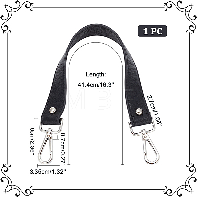PU Leather Wide Bag Straps FIND-WH0135-09A-1
