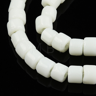 Opaque Solid Glass Bead Strands GLAA-N047-09-F01-1