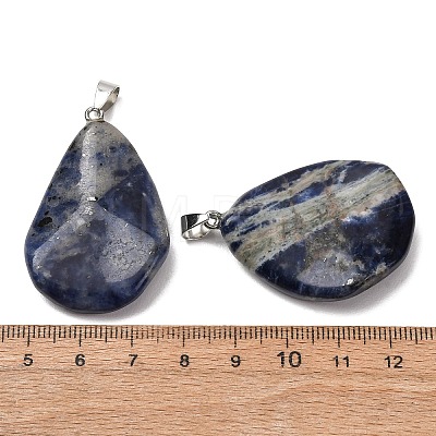 Natural Sodalite Pendants GG-K002-05L-1