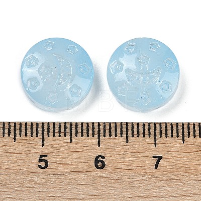 Transparent Glass Beads DGLA-E004-09B-1