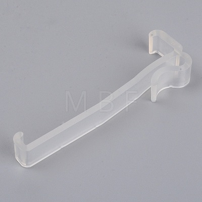 (Clearance Sale)PC Plastic Curtain Overlay Clips FIND-WH0072-09-1