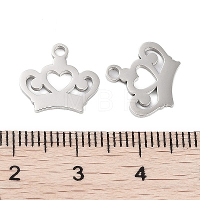 Non-Tarnish 316 Surgical Stainless Steel Charms STAS-C096-06P-1