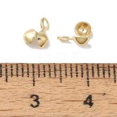 Brass Bead Tips KK-K383-06B-G-1