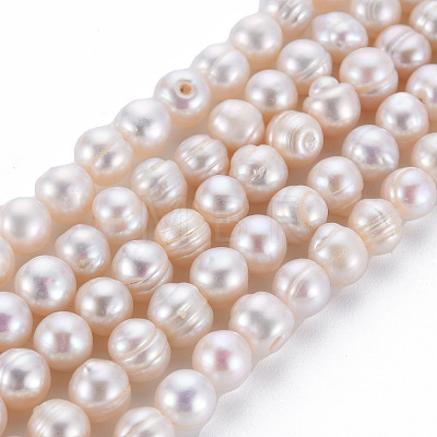 Natural Keshi Pearl Beads Strands PEAR-S020-F09-1