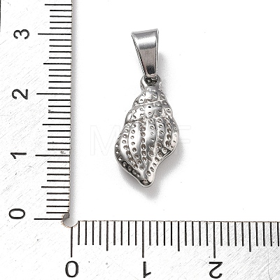 304 Stainless Steel Pendants STAS-G066-26P-1