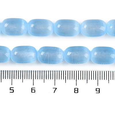 Natural Selenite Beads Strands G-F750-18-1