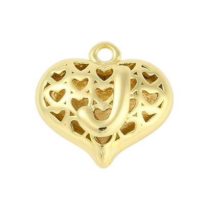 Hollow Brass Pendants for Valentine's Day KK-M289-03J-G-1