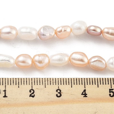 Natural Cultured Freshwater Pearl Beads Strands PEAR-P062-32E-1