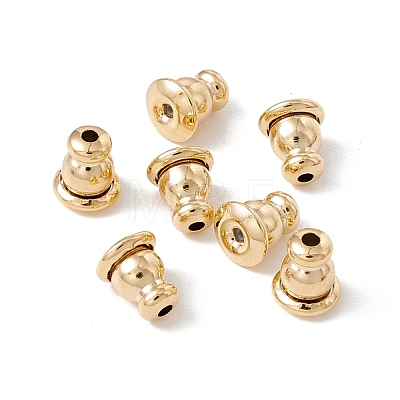 Rack Plating Brass Ear Nuts KK-G433-03LG-1