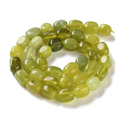 Natural Lemon Jade Beads Strands X-G-P497-01D-04-1
