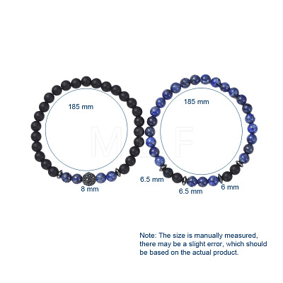 Stretch Bracelet Sets BJEW-JB05028-1
