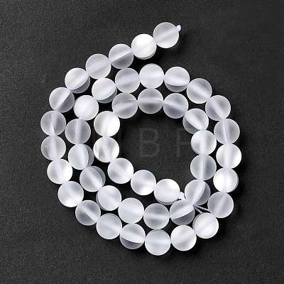 Synthetic Moonstone Beads Strands G-E573-01B-16-1