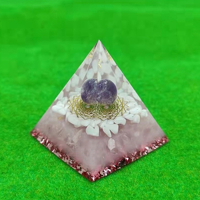 Orgonite Pyramid Resin Energy Generators PW-WG31682-01-1