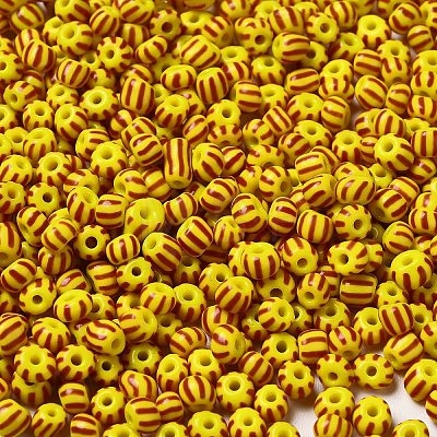 8/0 Opaque Colours Seep Glass Seed Beads X-SEED-F003-04B-01-1