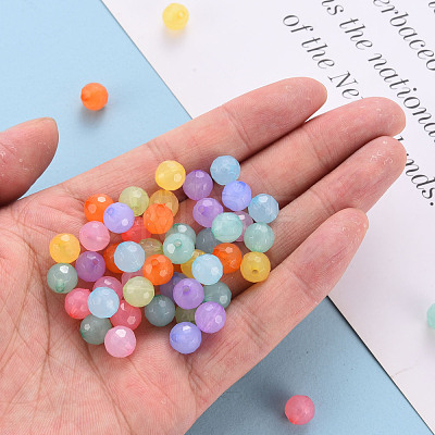 Transparent Acrylic Beads X-TACR-S154-62E-1