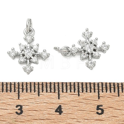 SHEGRACE Brass Micro Pave Cubic Zirconia Pendants XGRQ3D201-487P-1