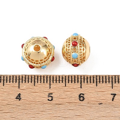 Brass Beads KK-H524-10G-1