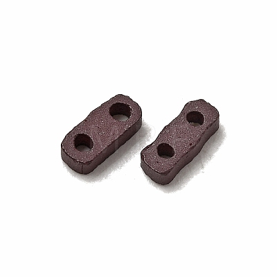 2-Hole Baking Paint Glass Seed Beads SEED-S023-17A-07-1