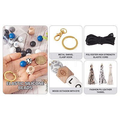 DIY Keychain Wristlet Making Kit DIY-TA0004-40-1