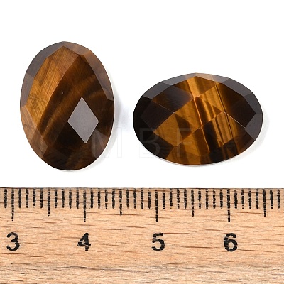 Natural Tiger Eye Cabochons G-G760-A16-1