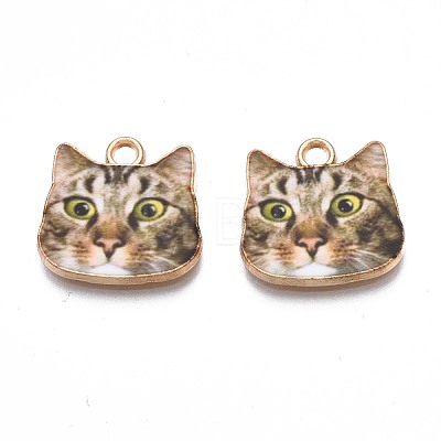 Printed Alloy Pendants PALLOY-N168-002F-1